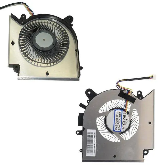Alt view image 4 of 7 - CPU + GPU Cooling Fans Suitable for MSI Katana Pulse GF66 GL66 GE66 GP66 GF76 GF76 GL76 GF65 GF75 GF63 MS-1581 1582 1583 1541 MS-16R1 16R2 MS-17L1 17L2 Series PABD08008SH + PAAD06015SL (CPU)