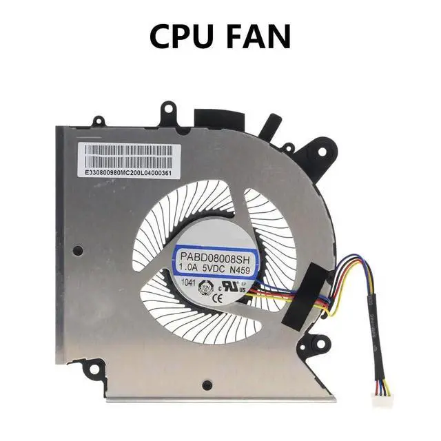 Alt view image 7 of 7 - CPU + GPU Cooling Fans Suitable for MSI Katana Pulse GF66 GL66 GE66 GP66 GF76 GF76 GL76 GF65 GF75 GF63 MS-1581 1582 1583 1541 MS-16R1 16R2 MS-17L1 17L2 Series PABD08008SH + PAAD06015SL (CPU)