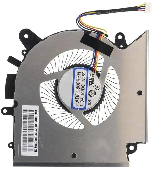 Main image of CPU + GPU Cooling Fans Suitable for MSI Katana Pulse GF66 GL66 GE66 GP66 GF76 GF76 GL76 GF65 GF75 GF63 MS-1581 1582 1583 1541 MS-16R1 16R2 MS-17L1 17L2 Series PABD08008SH + PAAD06015SL (CPU)