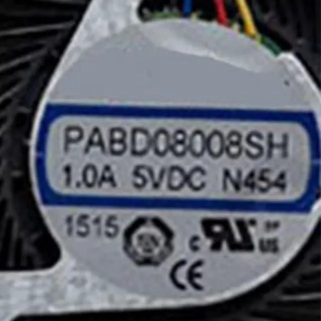 Alt view image 3 of 6 - CPU + GPU Cooling Fans Suitable for MSI GE66 10SGS 10SFS 10SF 10UH 10UG 10UE 11UH 11UG GP66 Leopard 10UH 10UG 11UG 11UE GL66 MS-1541 MS-1542 MS-1543 Series Laptop Cooler FAN PABD08008SH 5V 4PIN (2PCS)
