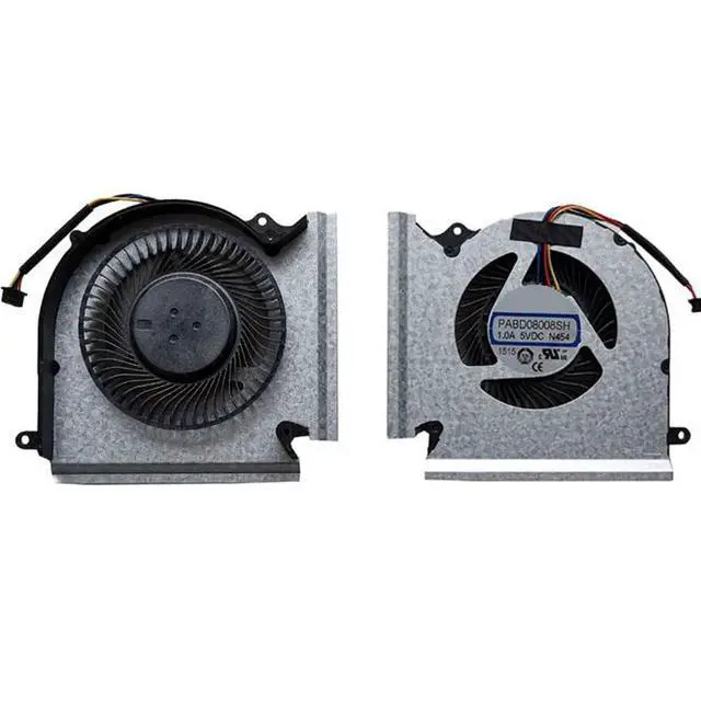 Alt view image 6 of 6 - CPU + GPU Cooling Fans Suitable for MSI GE66 10SGS 10SFS 10SF 10UH 10UG 10UE 11UH 11UG GP66 Leopard 10UH 10UG 11UG 11UE GL66 MS-1541 MS-1542 MS-1543 Series Laptop Cooler Fan PABD08008SH 5V 4PIN (GPU)