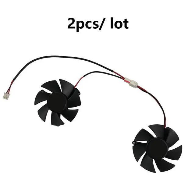 Alt view image 7 of 7 - Graphics Card Cooling Fans Suitable for ZOTAC GTX 1650 1050 1050TI Low Profile Series Desktop T125010SU 46mm 12V 0.32A 2Pin Video Card Cooler Fans GPU Fan