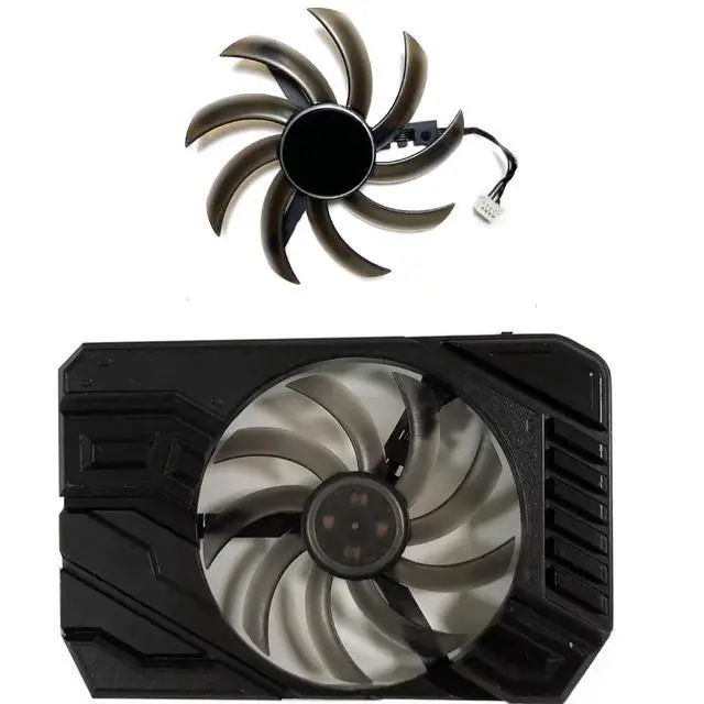 Alt view image 2 of 7 - Graphics Card Cooling Fans Suitable for Palit GTX 1660 1660S 1660Ti RTX 2060 StormX OC Series Desktop TH1012S2H-PAA01 95MM 12V 0.45A 4PIN Video Card Cooler Fans GPU Fan
