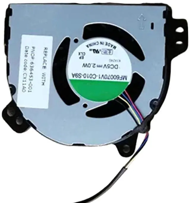 Alt view image 4 of 5 - CPU Cooling Fan Suitable for HP Pavilion DM1 DM1-3000 DM1-3100 DM1-3200 DN1-3002AE DM1-3003AU DM1-3004AU DM1-3007AU DM1-3025DX Laptop Cooler 5V 0.4A 4 PIN 63645-001 MF60070V1-C010-S9A