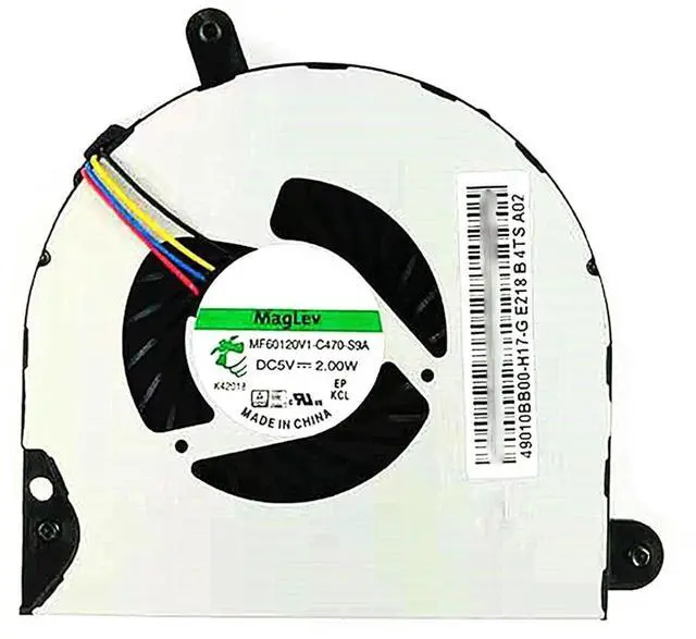 Main image of CPU Cooling Fan Suitable for HP Elitebook 8570P 8560 8560P 8560B for Probook 6570B 6565B 6560B Series Laptop Cooler Fan 5V 0.4A 4 PIN MF60120V1-C470-S9A