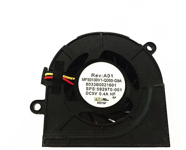 Main image of CPU Cooling Fan Suitable for HP Touchsmart TM2 TM2T TM2-1000 TM2-2000 TM2-2100 TM2-2200 TM2-1009TX TM2-1006TX Series Laptop Cooler Fan 5V 0.4A 3 PIN 592970-001 MF50130V1-Q000-G9A