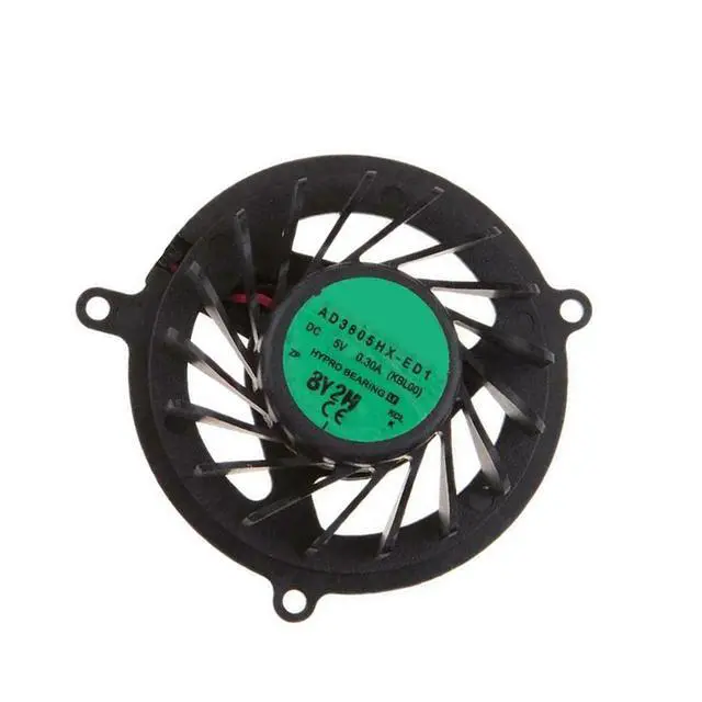 Alt view image 2 of 5 - CPU Cooling Fan Suitable for HP DV3-2000 DV3-CQ35 DV3-CQ36 DV3 CQ35 2000 CQ36 Series Laptop Cooler Fan 5V 0.3A 2 PIN AD3805HX-ED1