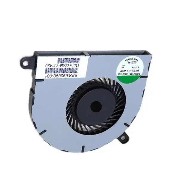 Alt view image 5 of 5 - CPU Cooling Fan Suitable for HP Envy Spectre XT 13 15 13-B XT-13 XT-15 TPN-C104 HSTNN-IB3V HSTNN-HD04XL 13-B000 13-B100 13-B200 13-2000 Laptop Cooler 5V 0.4A 4 PIN 692090-001 EG50050S1-C010-S9A