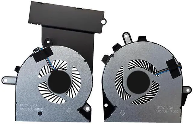 Main image of CPU GPU Cooling Fan Suitable for HP Omen 17-an 15-CE TPN-Q194 15-CE010CA 15-CE020CA 15-CE030CA 15-CE033TX 15-CE006TX 15-CE007TX 15-CE008TX Laptop Cooler 5V 0.5A 4 PIN 929455-001 929456-001 (CPU+GPU)