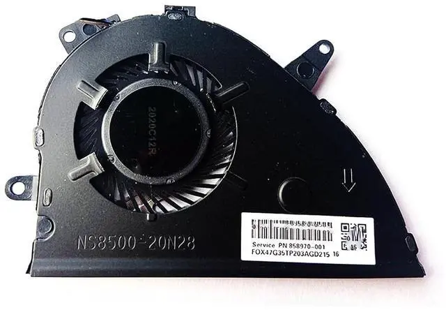 Main image of CPU Cooling Fan Suitable for HP Pavilion Integrated Graphic 15-CW 15-CS 15Z-CW TPN-Q210 15-CS0003CA 15-CS0061ST 15-CS0072WM 15-cs3153cl Series Laptop Cooler Fan 5V 0.5A 4 PIN NS85B00-17K2