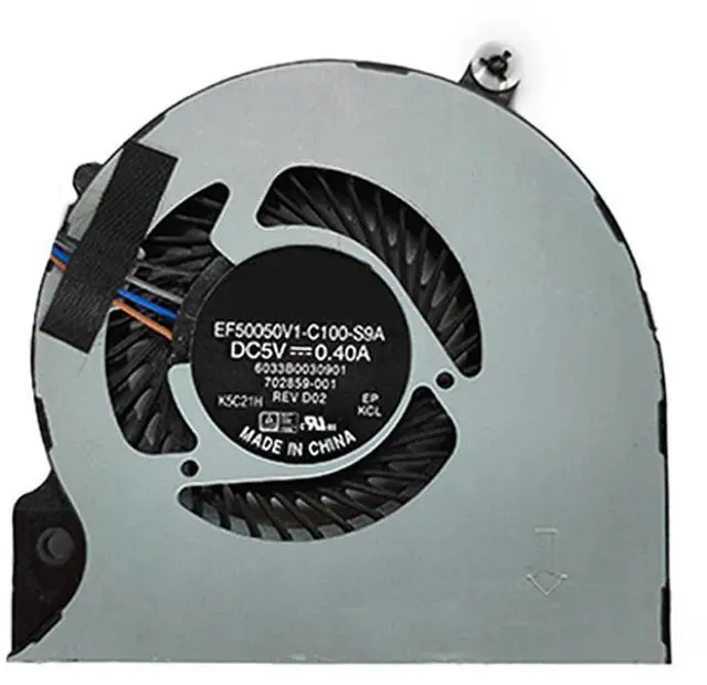 Main image of CPU Cooling Fan Suitable for HP EliteBook Folio 9470M 9480M 9470 9480 Series Laptop Cooler Fan 5V 0.5A 4 PIN 702859-001 EF50050V1-C100-S9A