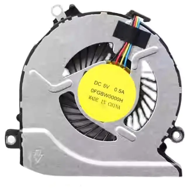 Main image of CPU Cooling Fan Suitable for HP 14-AB 15-AB 15T-AB 15Z-A 15-an 17-G TPN-Q159 TPN-Q158 15T-AB200 15-AB273CA 15-ANXXX 15-an005TX 17-G015DX 17-G101DX Laptop Cooler 5V 0.5A 4 PIN 0FGBW0000H