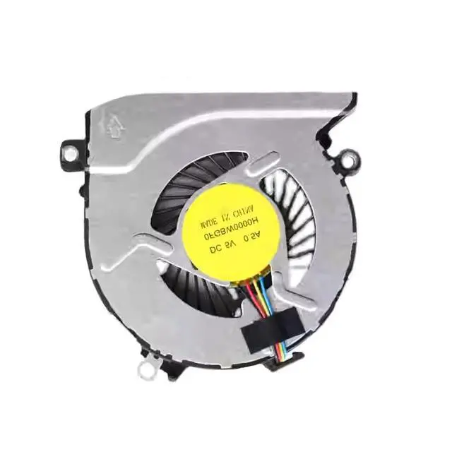 Alt view image 4 of 5 - CPU Cooling Fan Suitable for HP 14-AB 15-AB 15T-AB 15Z-A 15-an 17-G TPN-Q159 TPN-Q158 15T-AB200 15-AB273CA 15-ANXXX 15-an005TX 17-G015DX 17-G101DX Laptop Cooler 5V 0.5A 4 PIN 0FGBW0000H