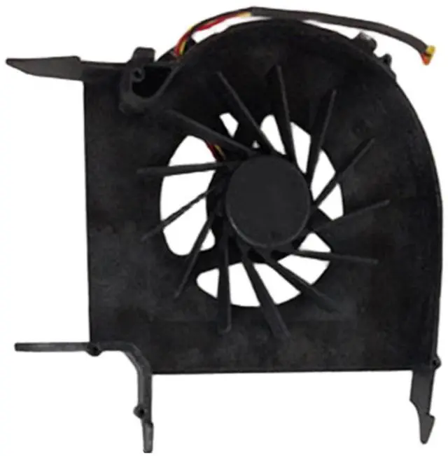 Alt view image 2 of 5 - CPU Cooling Fan Suitable for HP Pavilion DV6 DV7 DV6-1000 DV6-2000 DV7-2000 DV7-2100 DV7-3000 DV6-2120tx DV6-2155dx DV6-2151cl Series Laptop Cooler Fan 5V 0.5A 3 PIN DFS531305MC0T F80A