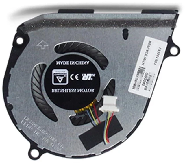 Alt view image 4 of 5 - CPU GPU Cooling Fan Suitable for HP Envy X360 15-DS 15-DR 15M-DS 15T-DR 15Z-DS TPN-W142 TPN-W143 Series Laptop Cooler Fan 5V 0.5A 4 PIN L53541-001 L53542-001 (CPU)