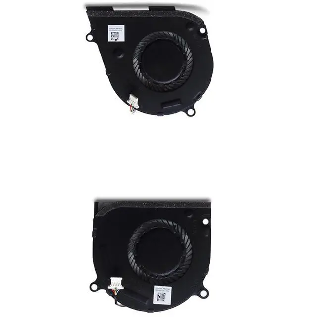 Alt view image 5 of 5 - CPU GPU Cooling Fan Suitable for HP Envy X360 15-DS 15-DR 15M-DS 15T-DR 15Z-DS TPN-W142 TPN-W143 Series Laptop Cooler Fan 5V 0.5A 4 PIN L53541-001 L53542-001 (CPU+GPU)