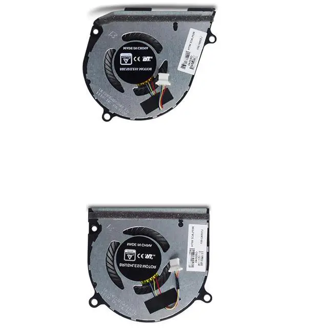 Alt view image 4 of 5 - CPU GPU Cooling Fan Suitable for HP Envy X360 15-DS 15-DR 15M-DS 15T-DR 15Z-DS TPN-W142 TPN-W143 Series Laptop Cooler Fan 5V 0.5A 4 PIN L53541-001 L53542-001 (CPU+GPU)