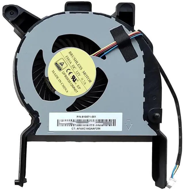 Main image of CPU Cooling Fan Suitable for HP EliteDesk 800 G2 705 G3 for ProDesk 400 600 MP9 G2 Series MINI PC Cooler Fan 12V 0.7A 4 PIN 810571-001 DFB593512MN0T