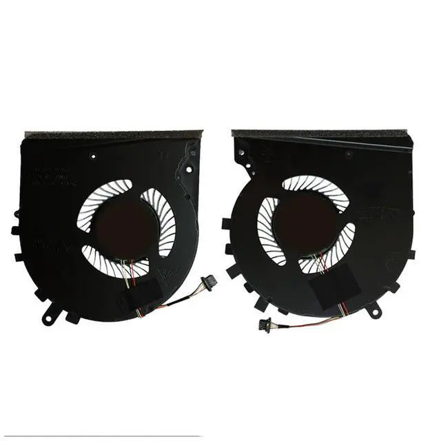 Alt view image 4 of 5 - CPU GPU Cooling Fans Suitable for HP Pavilion 15-DK TPN-C141 15-DK000 15-DK006WM 15-DK0010NR 15-DK0010TX 15-DK0018CA 15-DK0055WM 15-DK0068VM Laptop Cooler 5V 0.5A 4 PIN L56900-001 L57170-001 (CPU+GPU)