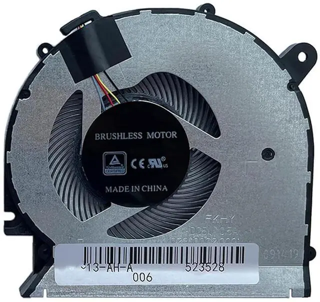 Main image of CPU Cooling Fans Suitable for HP Envy 13 X360 13-AH 13-AQ TPN-W136 TPN-W144 13-AQ0005NR 13-AH0051WM 13-AQ0044NR 13-AQ1013DX 13-AQ1075NR 13-AQ1010NR 13-AH1025CL Laptop Cooler 5V 0.5A 4 PIN