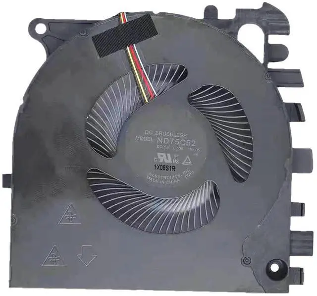 Main image of CPU GPU Cooling Fans Suitable for HP Zbook Fury 15.6" 15 G7 G8 Series Laptop Cooler Fan 5V 0.5A 4 PIN M20097-001 ND75C52-19L05 M17046-001 ND75C53-19L06 (CPU)