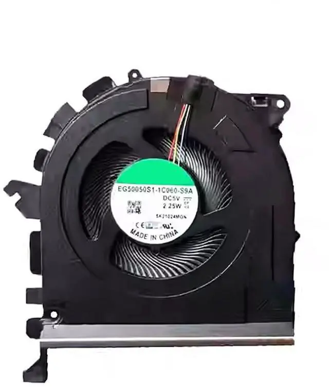 Main image of CPU GPU Cooling Fans Suitable for HP Zbook Studio G7 G8 HSN-C06C 2020 Series Laptop Cooler Fan 5V 0.45A 4 PIN M14876-001 EG50050S1-1C060-S9A M14877-001 EG50050S1-1C070-S9A (CPU)