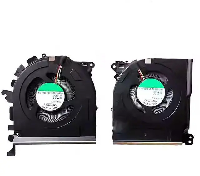 Main image of CPU GPU Cooling Fans Suitable for HP Zbook Studio G7 G8 HSN-C06C 2020 Series Laptop Cooler Fan 5V 0.45A 4 PIN M14876-001 EG50050S1-1C060-S9A M14877-001 EG50050S1-1C070-S9A (CPU+GPU)