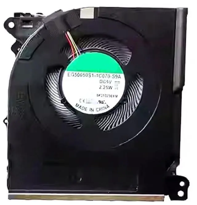 Main image of CPU GPU Cooling Fans Suitable for HP Zbook Studio G7 G8 HSN-C06C 2020 Series Laptop Cooler Fan 5V 0.45A 4 PIN M14876-001 EG50050S1-1C060-S9A M14877-001 EG50050S1-1C070-S9A (GPU)