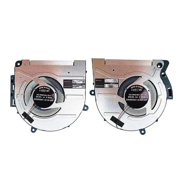 Alt view image 4 of 5 - CPU GPU Cooling Fans Suitable for HP Envy 17X 17-CH 17M-CH 17T-CH TPN-W148 Series Laptop Cooler Fan 5V 0.5A 4 PIN M45786-001 EG50050S1-1C160-S9A M45787-001 EG50050S1-1C170-S9A (CPU+GPU)