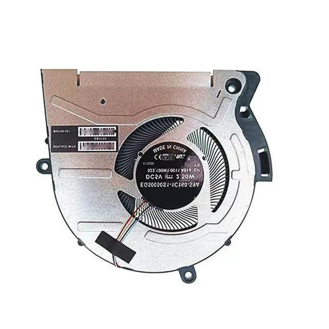Alt view image 4 of 5 - CPU GPU Cooling Fans Suitable for HP Envy 17X 17-CH 17M-CH 17T-CH TPN-W148 Series Laptop Cooler Fan 5V 0.5A 4 PIN M45786-001 EG50050S1-1C160-S9A M45787-001 EG50050S1-1C170-S9A (CPU)