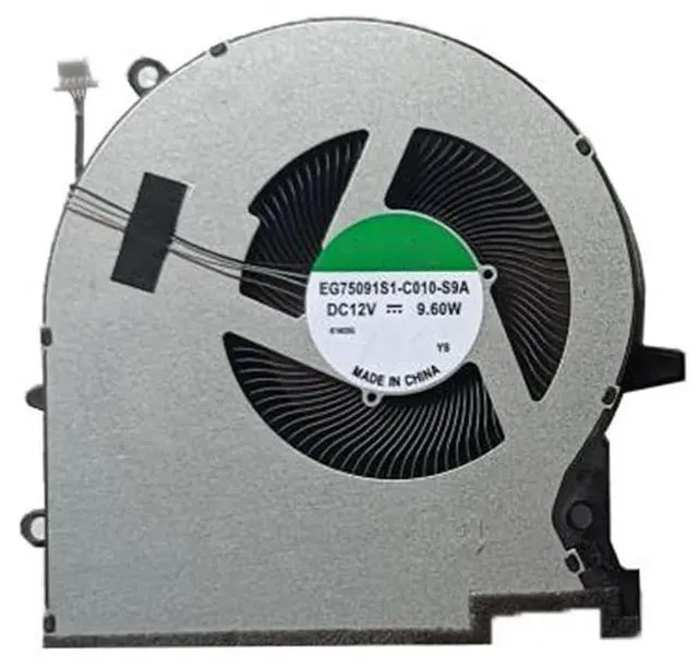 Main image of CPU GPU Cooling Fans Suitable for HP Omen 7 8 Plus 17-CK TPN-Q266 2021 Year Series Laptop Cooler Fan 12V 0.8A 4 PIN M78888-001 EG75091S1-C010-S9A M78889-001 EG75091S1-C020-S9A (CPU)