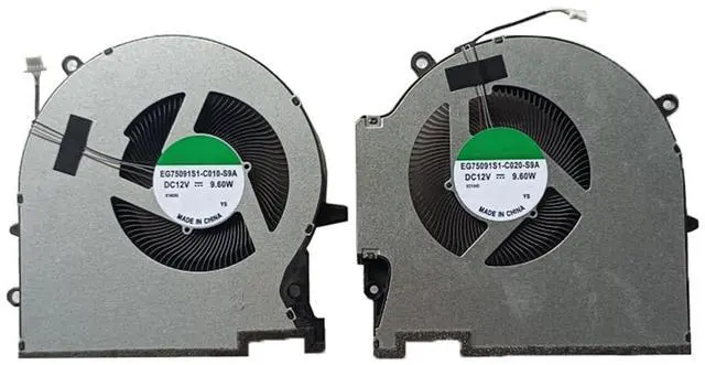 Main image of CPU GPU Cooling Fans Suitable for HP Omen 7 8 Plus 17-CK TPN-Q266 2021 Year Series Laptop Cooler Fan 12V 0.8A 4 PIN M78888-001 EG75091S1-C010-S9A M78889-001 EG75091S1-C020-S9A (CPU+GPU)