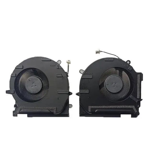 Alt view image 2 of 5 - CPU GPU Cooling Fans Suitable for HP Omen 7 8 Plus 17-CK TPN-Q266 2021 Year Series Laptop Cooler Fan 12V 0.8A 4 PIN M78888-001 EG75091S1-C010-S9A M78889-001 EG75091S1-C020-S9A (CPU+GPU)