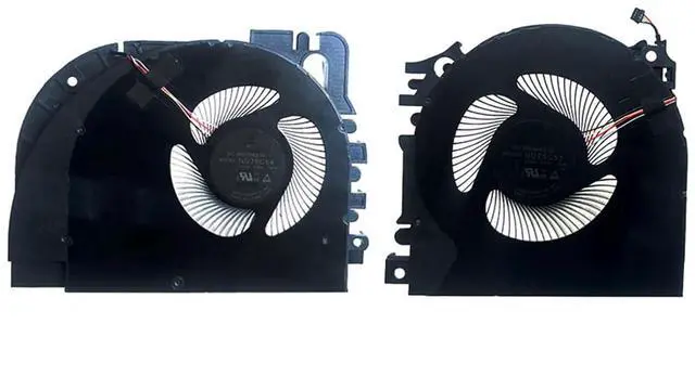 Main image of CPU GPU Cooling Fans Suitable for HP ZBook Fury 17.317 G7 17 G8 Series Laptop Cooler Fan 5V 0.5A 4 PIN ND75C54-19L07 ND75C53-19L06 (CPU+GPU)