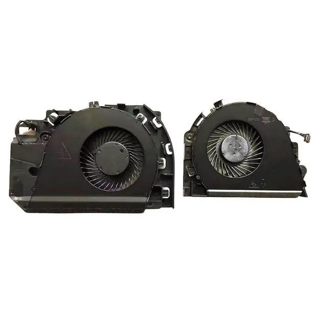Alt view image 2 of 5 - CPU GPU Cooling Fans Suitable for HP Zbook 17 G3 G4 Series Laptop Cooler Fan 5V 0.5A 4 PIN 848377-001 DFS2001054M0T FGD9 848378-001 DFS561405PL0T FGDN (CPU+GPU)