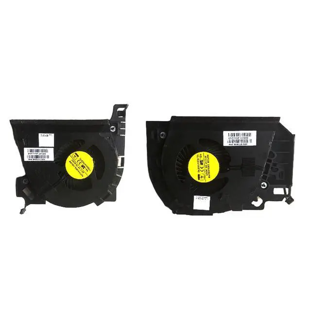 Alt view image 4 of 5 - CPU GPU Cooling Fans Suitable for HP Zbook 17 G3 G4 Series Laptop Cooler Fan 5V 0.5A 4 PIN 848377-001 DFS2001054M0T FGD9 848378-001 DFS561405PL0T FGDN (CPU+GPU)