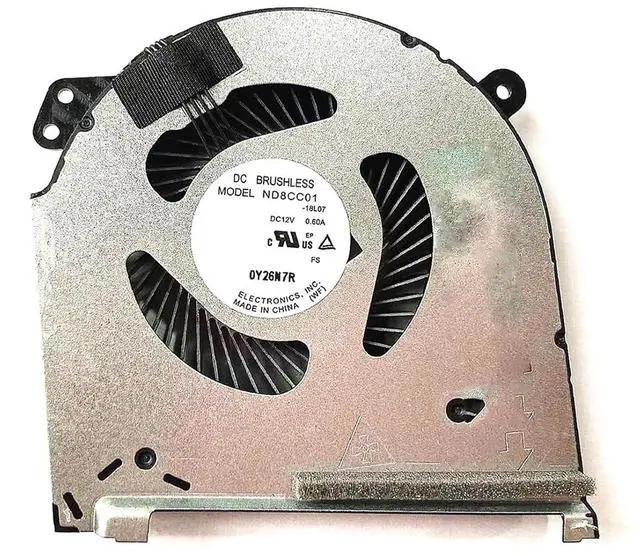 Main image of CPU GPU Cooling Fans Suitable for HP OMEN 5 Air 15-DH 15T-DH TPN-C143 15T-DH000 15-DH001NR 15-DH002NR 15-DH0015NR 15-DH0006TX 15-DH0007TX 15-DH0008TX 15-DH0009TX 15-DH0161TX Series (GPU)