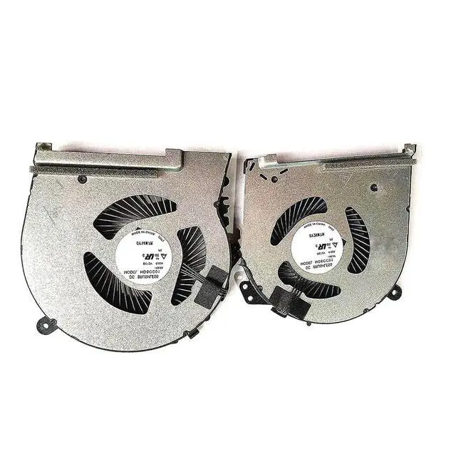 Alt view image 4 of 5 - CPU GPU Cooling Fans Suitable for HP OMEN 5 Air 15-DH 15T-DH TPN-C143 15T-DH000 15-DH001NR 15-DH002NR 15-DH0015NR 15-DH0006TX 15-DH0007TX 15-DH0008TX 15-DH0009TX 15-DH0161TX Series (CPU+GPU)