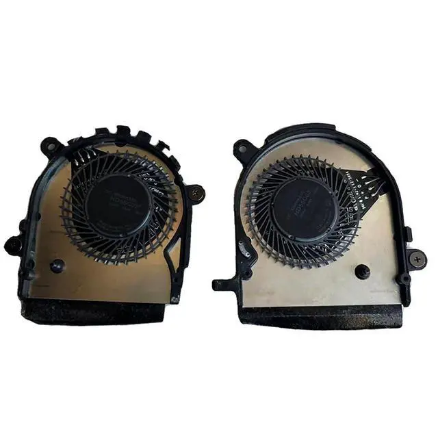 Alt view image 2 of 5 - CPU GPU Cooling Fans Suitable for HP EliteBook X360 1030 G4 HSN-Q20C Series Laptop Cooler Fan 5V 0.5A 4 PIN ND55C02-19D08 ND55C02-19D07 0FM160000H 0FM170000H (CPU+GPU)
