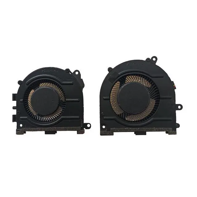 Alt view image 2 of 5 - CPU GPU Cooling Fans Suitable for HP Pavilion Pro Plus 14 14-EH 14T-EH TPN-W154 14T-EH000 14-EH1299NR Series Laptop Cooler Fan 5V 0.5A 4 PIN DFS5K12304363L FPJ7 DFS5F22B04867K FPJ8 (CPU+GPU)