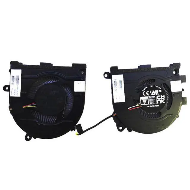 Alt view image 4 of 5 - CPU GPU Cooling Fans Suitable for HP Pavilion Pro Plus 14 14-EH 14T-EH TPN-W154 14T-EH000 14-EH1299NR Series Laptop Cooler Fan 5V 0.5A 4 PIN DFS5K12304363L FPJ7 DFS5F22B04867K FPJ8 (CPU+GPU)