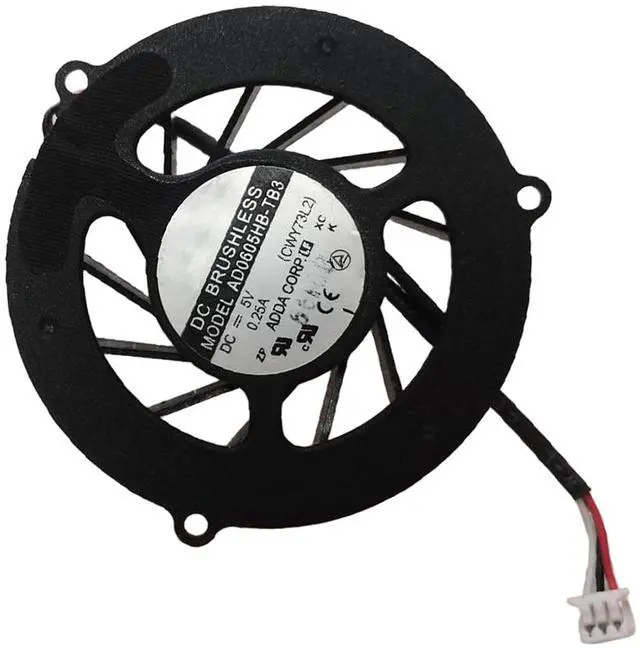 Main image of CPU Cooling Fans Suitable for HP Pavilion ZV6000 ZV6100 ZV6200 R4000 R4100 R4200 Series Laptop Cooler Fan 5V 0.25A 3 PIN AD0605HB-TB3