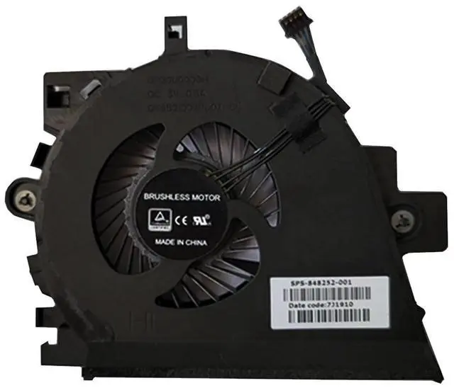 Main image of CPU GPU Cooling Fans Suitable for HP ZBook 15 G3 15 G4 HSTNN-C87C Mobile Worstation Series Laptop Cooler Fan 5V 0.5A 4 PIN 848251-001 DFS2000054R0T FGGT 848252-001 DFS531005PL0T FGGU (GPU)
