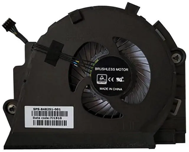 Main image of CPU GPU Cooling Fans Suitable for HP ZBook 15 G3 15 G4 HSTNN-C87C Mobile Worstation Series Laptop Cooler Fan 5V 0.5A 4 PIN 848251-001 DFS2000054R0T FGGT 848252-001 DFS531005PL0T FGGU (CPU)