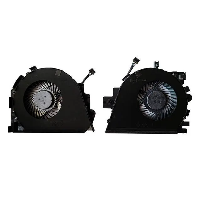 Alt view image 2 of 5 - CPU GPU Cooling Fans Suitable for HP ZBook 15 G3 15 G4 HSTNN-C87C Mobile Worstation Series Laptop Cooler Fan 5V 0.5A 4 PIN 848251-001 DFS2000054R0T FGGT 848252-001 DFS531005PL0T FGGU (CPU+GPU)