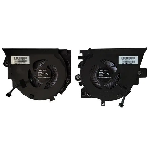 Alt view image 4 of 5 - CPU GPU Cooling Fans Suitable for HP ZBook 15 G3 15 G4 HSTNN-C87C Mobile Worstation Series Laptop Cooler Fan 5V 0.5A 4 PIN 848251-001 DFS2000054R0T FGGT 848252-001 DFS531005PL0T FGGU (CPU+GPU)