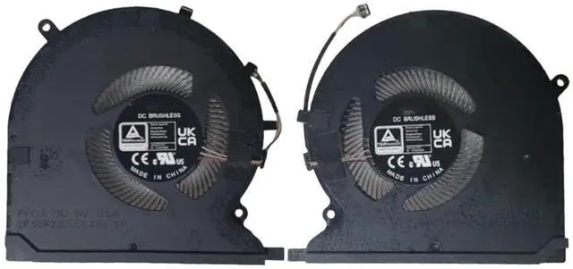 Main image of CPU GPU Cooling Fans Suitable for Razer Blade Pro 17" RZ09-0368 RZ09-0368BEA2 2021 Year Blade 14" RZ09-0370 RZ09-0370CEA3 Advanced 2021 Year Laptop DFS5K123043635 FNNK DFS5K121144645 FNNL (CPU+GPU)
