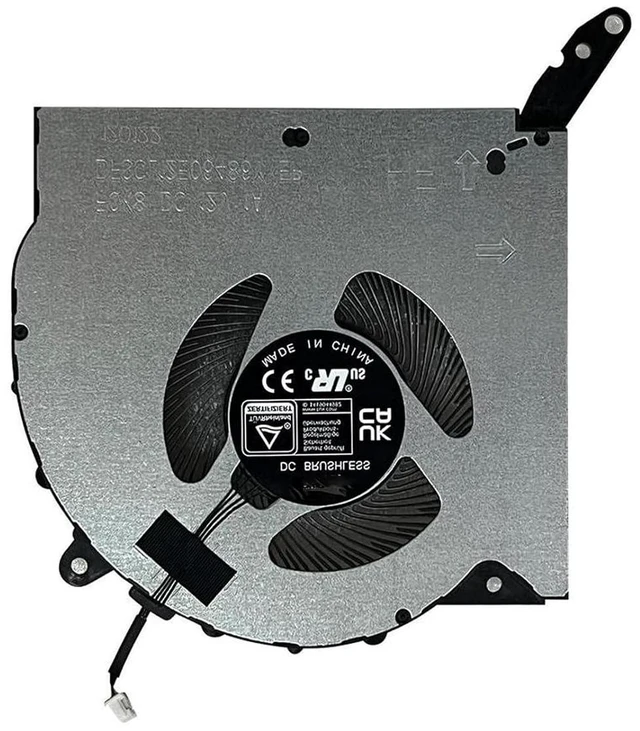 Alt view image 4 of 5 - 12V CPU GPU Cooling Fans Suitable for Le-novo Legion Pro 5 R9000P 16 ARX8 Y9000P 16 IRX8 82WK 2023 2024 Year Series Laptop Cooler Fan DFSCL12E06486Y FQK8 DFSCL12E16486Y FQK9 12V 1A 4 PIN (CPU)