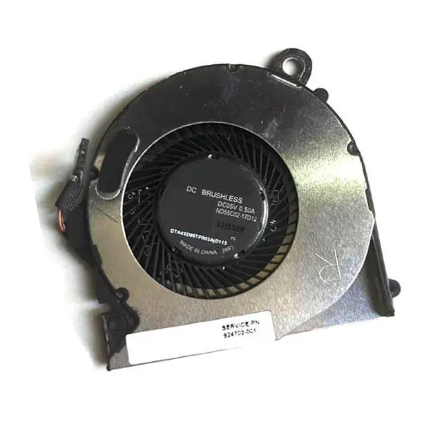 Alt view image 2 of 5 - CPU GPU Cooling Fans Suitable for HP Elite X2 1013 G3 12-C TPN-Q184 Series Laptop Cooler Fan 5V 0.5A 4 PIN ND55C02-17D12 ND55C02-17D13 (GPU)