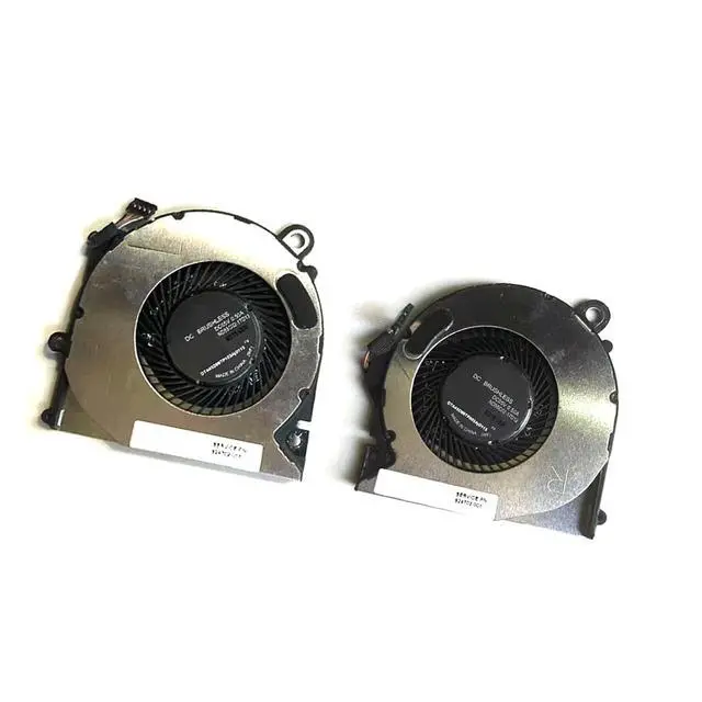 Alt view image 2 of 5 - CPU GPU Cooling Fans Suitable for HP Elite X2 1013 G3 12-C TPN-Q184 Series Laptop Cooler Fan 5V 0.5A 4 PIN ND55C02-17D12 ND55C02-17D13 (CPU+GPU)
